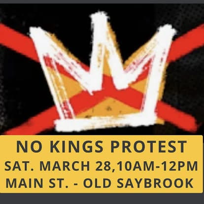 No Kings Protest in Old Saybrook